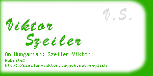 viktor szeiler business card